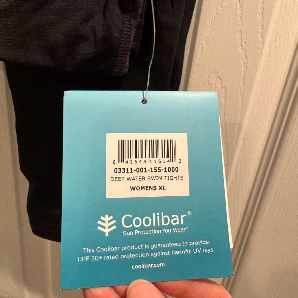 Coolibar Women’s XL Deep Water Swim Tights - Picture 3 of 3